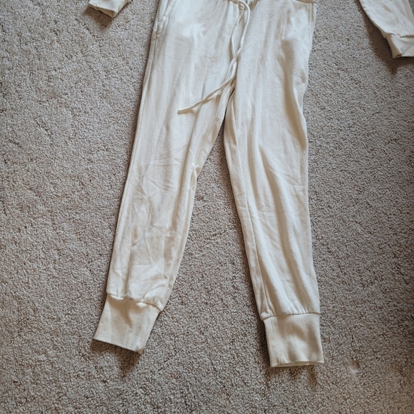 NWT Chaser Cream Zip-Up Jogger Jumpsuit - Picture 4 of 7